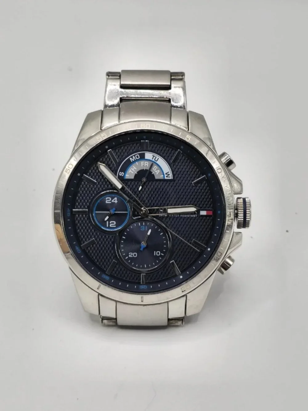 Tommy Hilfiger Men's Stainless Steel Chronograph Watch 1791348 46mm